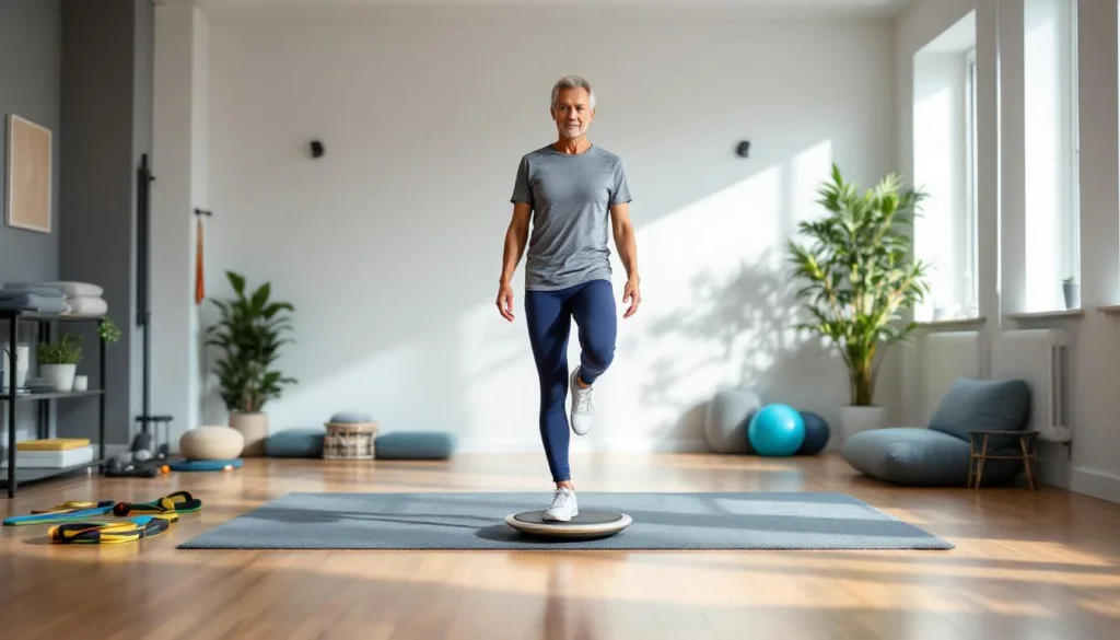 ein erfahrener physiotherapeut erklärt, wie balanceübungen helfen können, stürze zu verhindern und die stabilität im alltag zu verbessern.