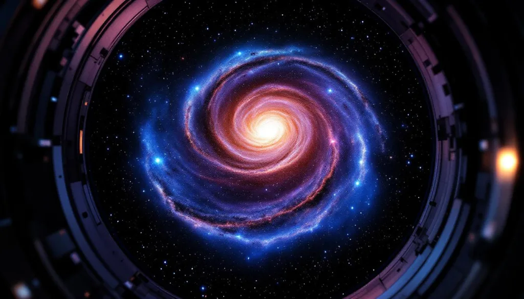 entdecken sie meine 30-tägigen beobachtungen von hubbles entdeckung – einer geheimnisvollen galaxie, die von dunkler materie durchdrungen ist.