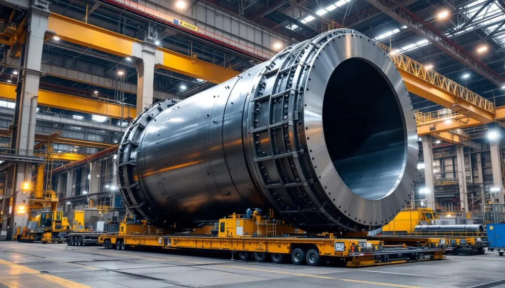 besuch im stahlwerk: frankreich liefert 500 tonnen herzstück für britischen reaktor – einblick in die industrielle zusammenarbeit und energieversorgung.