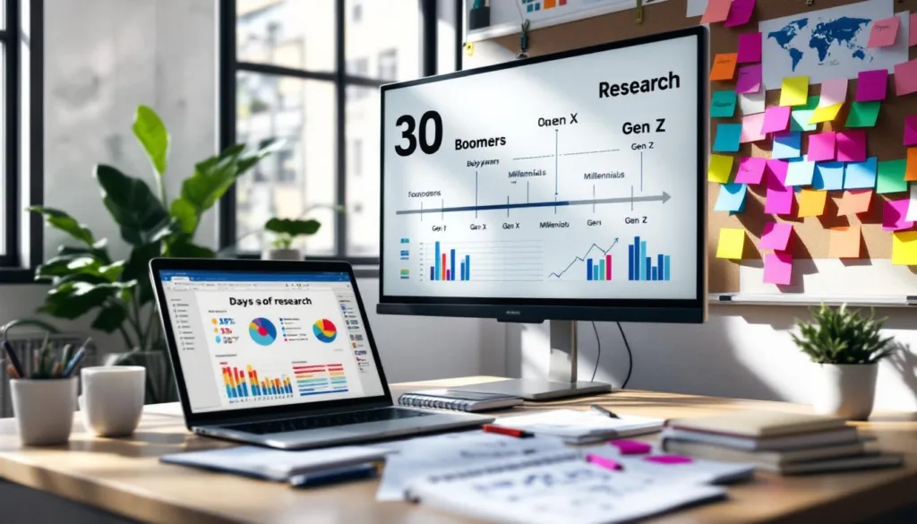 entdecken sie, wie 30 tage intensives studium der generationenunterschiede meine karriere vollständig transformiert haben. spannende einblicke und wertvolle erkenntnisse für ihren beruflichen erfolg.