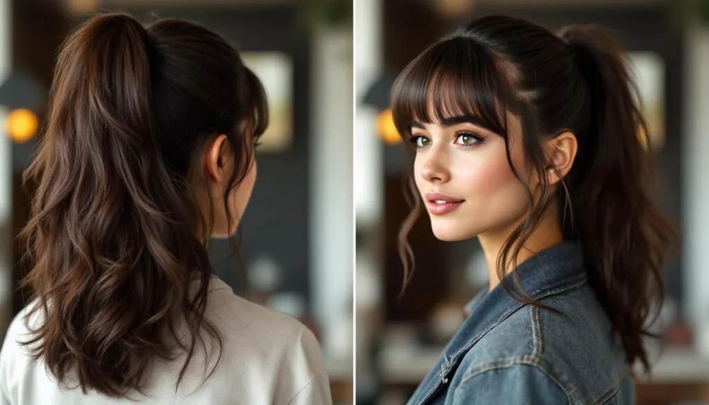 erfahre, wie mein 30-tägiges experiment mit sehr langen haaren und pony meinen look komplett verändert hat – eine spannende reise zur selbstverwandlung.