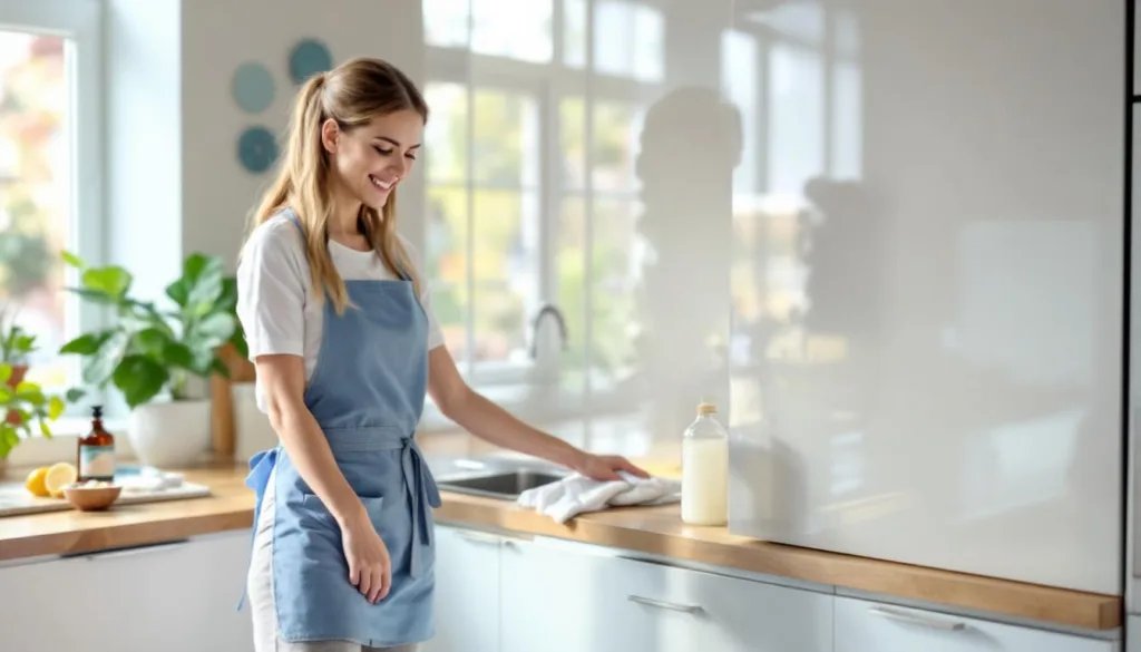 entdecken sie ein wirksames hausmittel, das fettige küchenschränke mühelos reinigt und für strahlende sauberkeit sorgt.