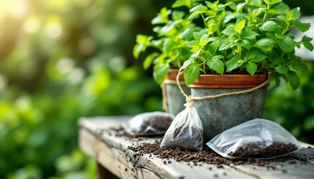 entdecke, wie du alte teebeutel effektiv nutzt, um deine pflanzen gesünder und kräftiger wachsen zu lassen – einfach, nachhaltig und umweltfreundlich!