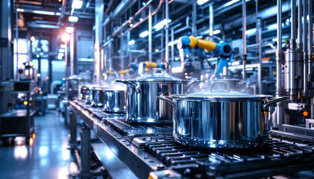 entdecken sie, wie diese innovative fabrik edelstahltöpfe neu definiert – ohne plastik und gusseisen, für hochwertige und nachhaltige kochgeschirre.